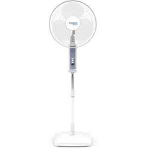 Crompton PF Hiflo Wave Plus 60W KD White Pedestal Fan, Sweep: 400 mm