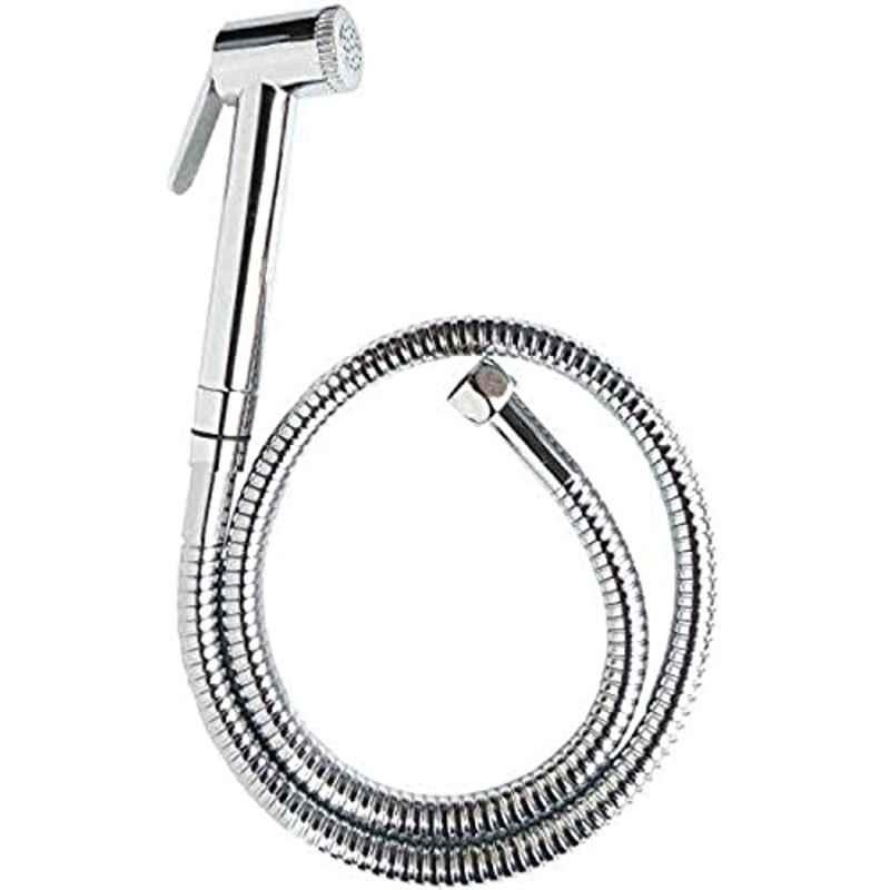 Milano Brass Silver Toilet Spray Shattaf