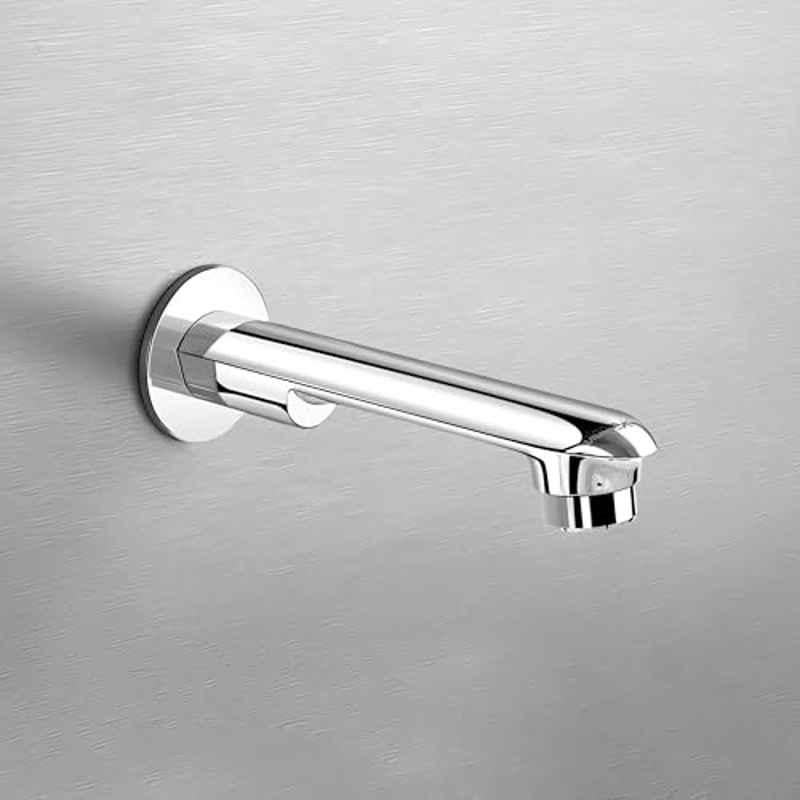 Plantex Bath Tub Spout with Wall Flange/Single Lever Spout/High Flow Tap for Bathroom/Kitchen (Chrome)