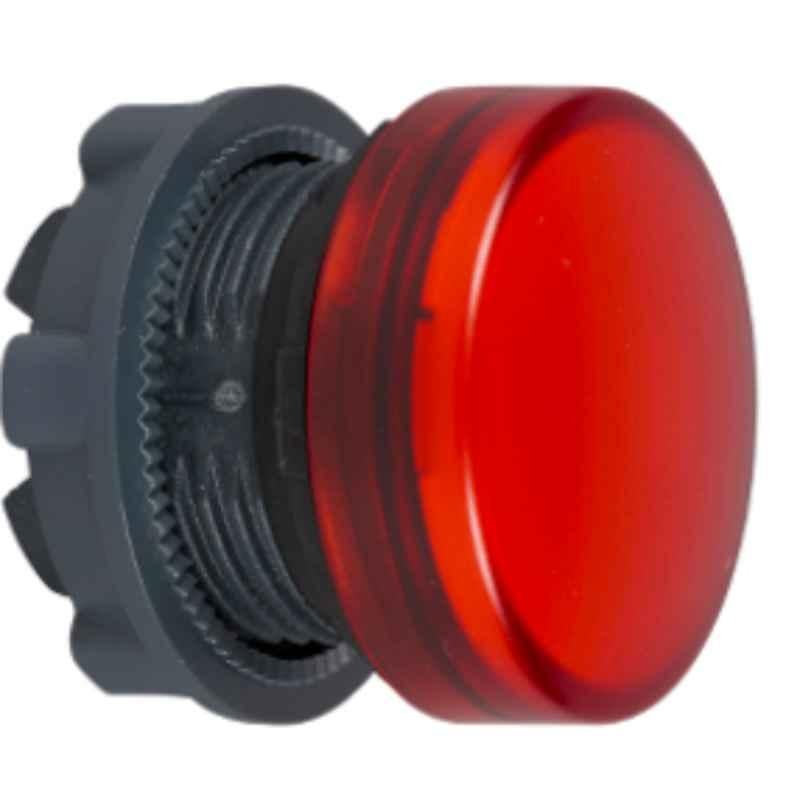 Schneider Harmony 22mm Red Plain Lens Pilot Light Head for BA9S Bulb, ZB5AV04