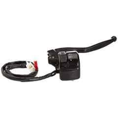 Uno Minda RHS Handle Bar Switch with 4 Pin White Coupler & 2 Pin Red Coupler for Bajaj C100 2016, SW-0682G-M01
