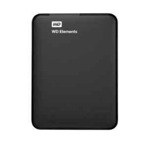 Western Digital Elements 1TB USB 3.0 Black Portable External Hard Drive, WDBHHG0010BBK-EESN