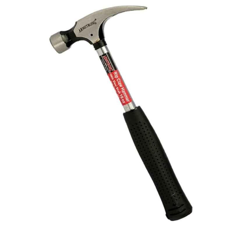 Armstrong 16 Oz Ripping Claw Hammer Steel Shaft With Rubber Grip, PFA