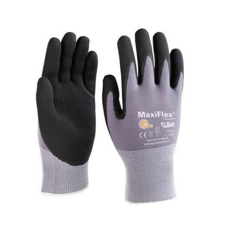 ATG Maxiflex Knit Wrist Micro-Foam Nitrile Palm Coated Safety Gloves