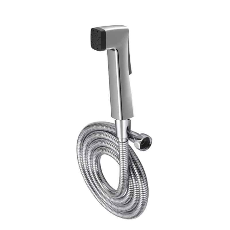 Marcoware S1 ABS Chrome Finish Health Faucet with SS304 Hose & Wall Hook Set