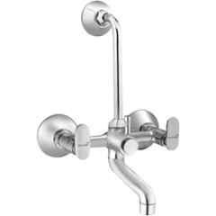 Prestige Snow Brass Chrome Finish Wall Mixer with Bend