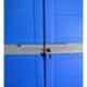 Cello Novelty 37x59.3x122.5cm Plastic Blue & Grey 2 Doors Cupboard