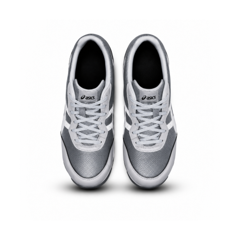 Asics Winjob Rubber Sole Grey Safety Sport Shoes, CP201, Size: 7 (25.5 cm)