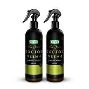 IFFCO Urban Gardens 500ml Doctor Neem+ Organic Pest Repellent Ready to Use Repellent Spray (Pack of 2)