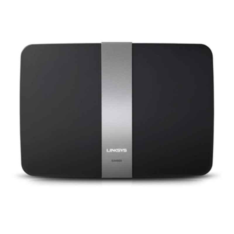 Linksys N900 450+450 Mbps Black Dual Band High Performance Wi-Fi Router, EA4500-ME