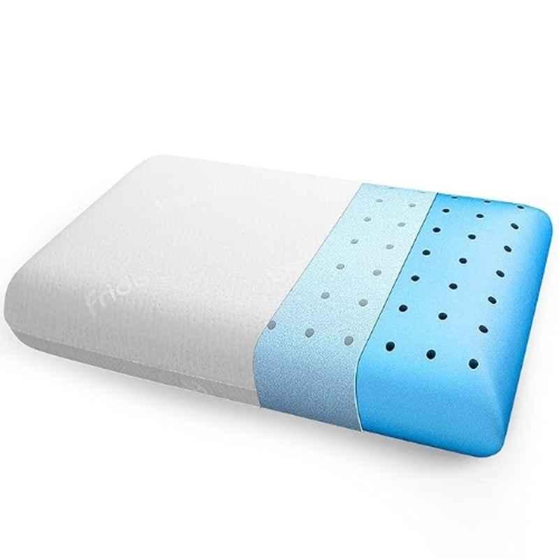 Frido Deep Sleep Pillow, Gel Memory Foam Orthopedic Pillow for Neck & Shoulder Pain Relief with Washable Breathable Bamboo Cover, FR-ORSP-L1