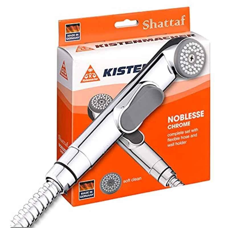 Kistenmacher 15x100cm Stainless Steel Silver Noblesse Shattaf with Hose