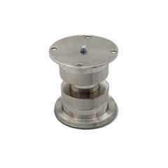 RAB 3 inch Stainless Steel Silver Sofa Leg, 50-50 (Pack of 2)