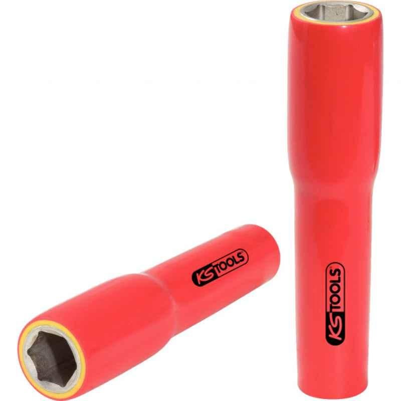 KS Tools 13mm CrV Steel Insulated Extra Deep Socket, 117.1371