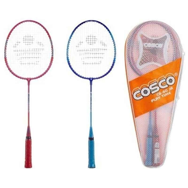 Cosco CB-80 100g Multicolour Strung Badminton Racquet for Kids (Pack of 2)