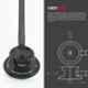 MDF Acoustica Lightweight Dual Head All Black Stethoscope, MDF747XPBO