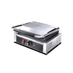Khushi Udyog 2000W 2 Slice Plastic & Stainless Steel Black & Silver Jumbo Sandwich Griller