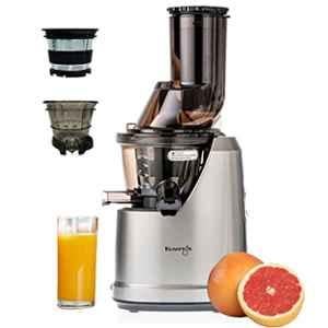 Kuvings B1700 400ml Dark Silver Cold Press Whole Slow Juicer with Smoothie & Sorbet Attachments