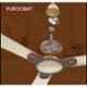 Polycab Eleganz Purocoat 75W 400rpm Pearl Gold Mist Premium Ceiling Fan, FCEPRST206M, Sweep: 1200 mm