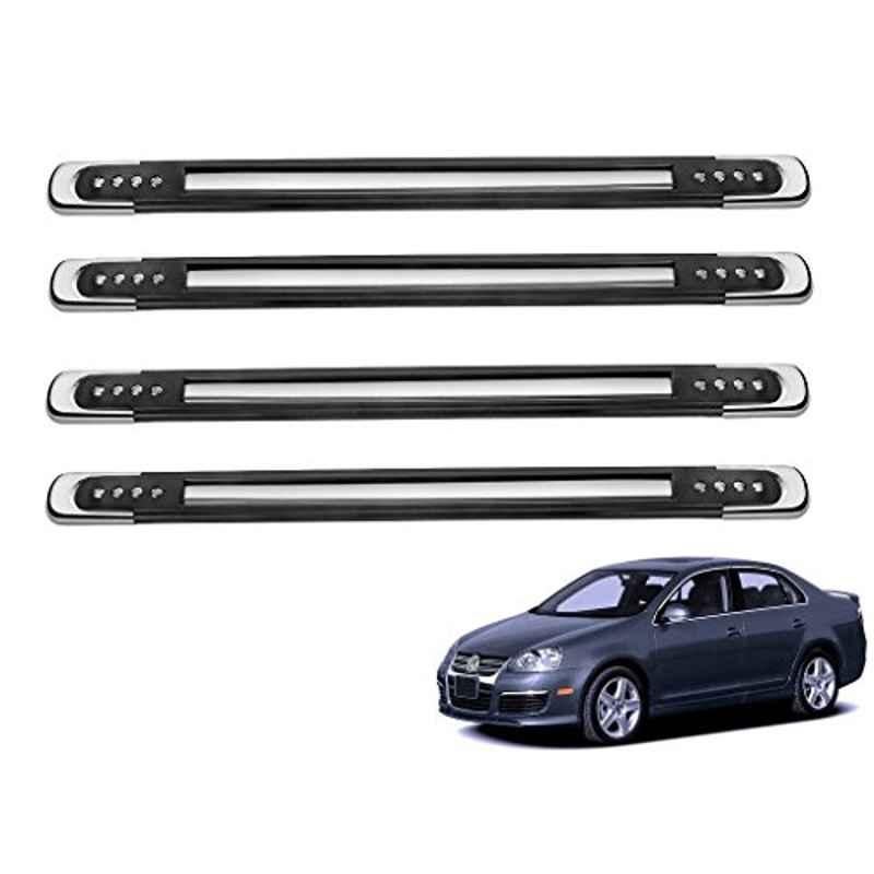Kozdiko 4 Pcs Designer Black Bumper Protector Set for Volkswagen Jetta, Koz-18913