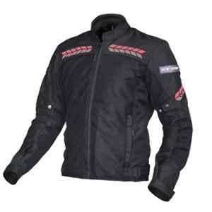 AllExtreme Speedo Polyester Red Bike Riding Jacket, Size: M