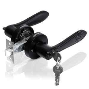 Plantex Zinc Black Door Lock Set for Home with 3 Computerise Keys, DTM-628