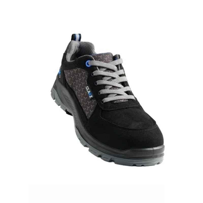 Hillson CLAWZ CL-07 Leather & Microfiber PU Sole Steel Toe Black Safety Shoes, Size: 5