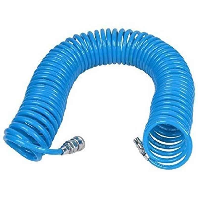 Krost Pu10 Plastic Polyurethane Flexible Pneumatic Pipe Tube Hose, 10X6.5X5Meter, Blue