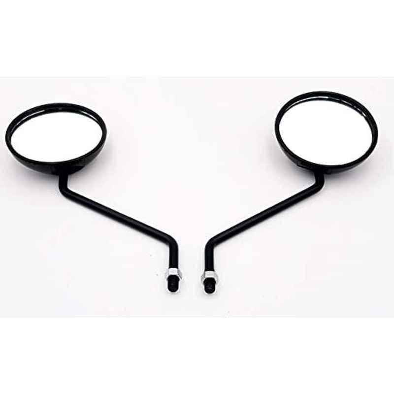 Meenu Arts Yamaha Rx 100/135RXG Mirror (Black Rod)