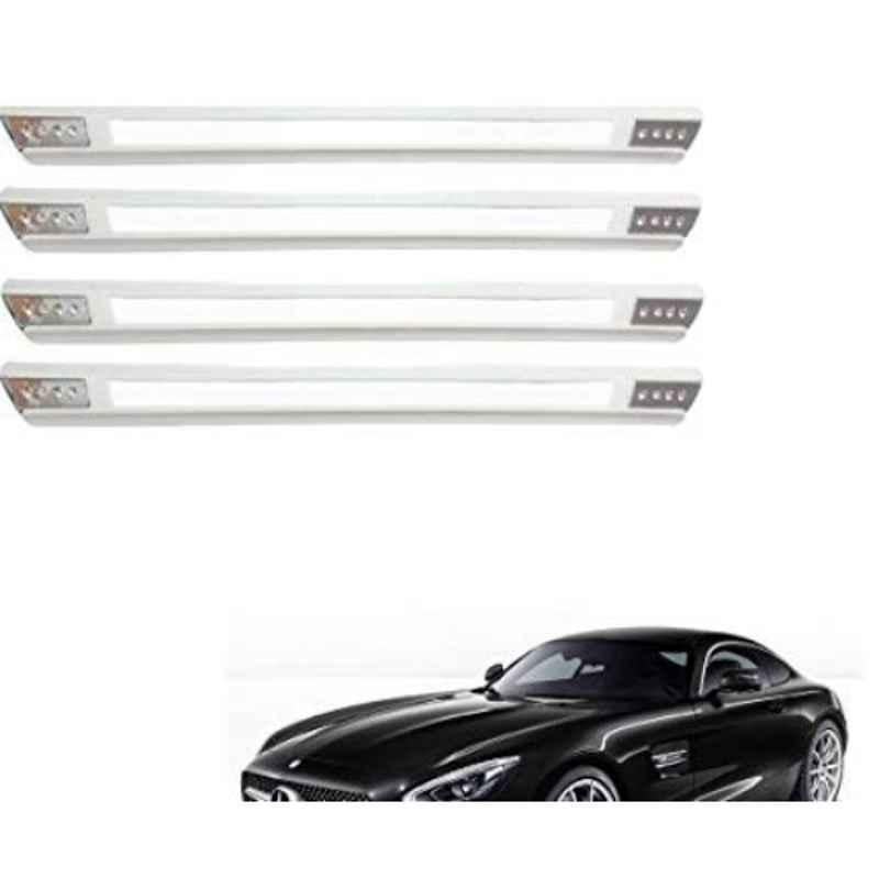 Kozdiko 4 Pcs Designer White Dotted Bumper Protector Set for Mercedes Benz AMG GT