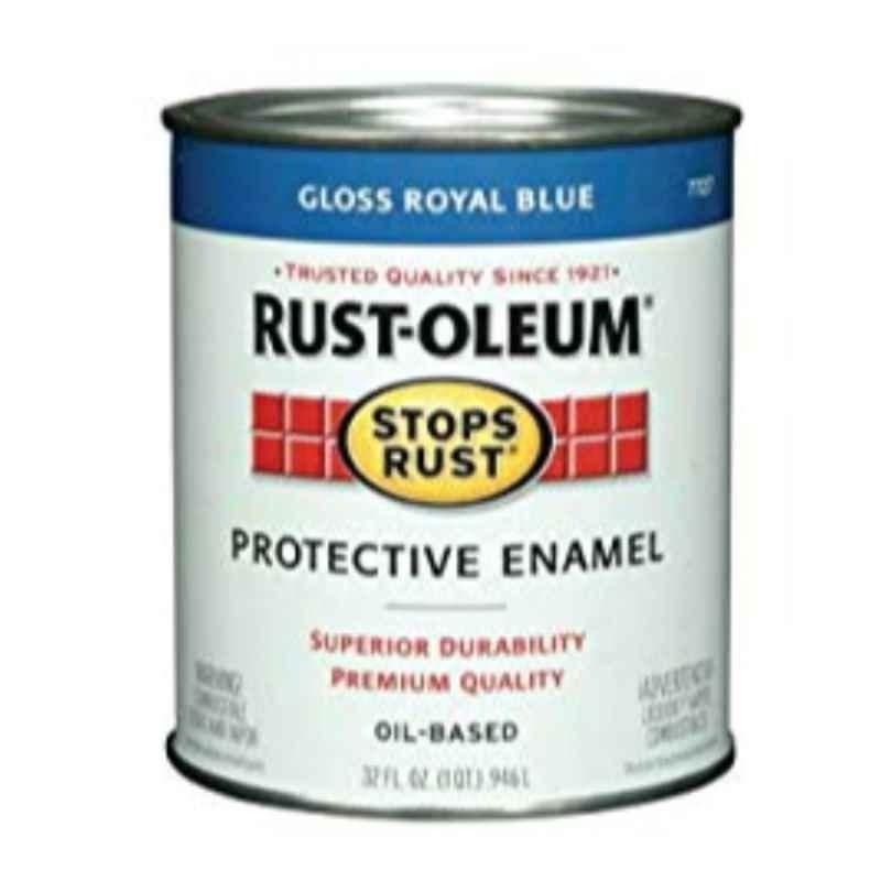 Rust-Oleum Stops Rust 32 fl Oz Royal Blue 7727502 Gloss Protective Enamel