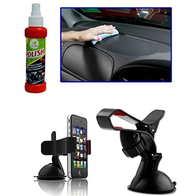 Kozdiko 120ml Car Polish Spray & Car Moblie Stand Combo