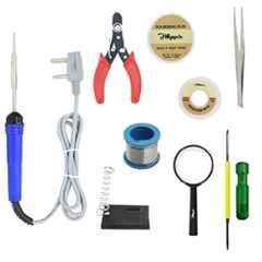 Hillgrove HGCM104 25W Electronic 9 in 1 Mobile Soldering Iron Equipment Tool Kit