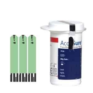 AccuSure Blue Glucometer 25 Pcs Test Strips