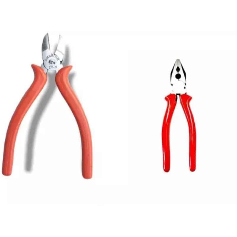 Sky Blue 2 Pcs 7.8 inch Stainless Steel Groove Plier Combo, SBE_PLIER_0472