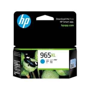 HP 965XL Cyan High Yield Pigment Based Ink Cartridge, 3JA81AA