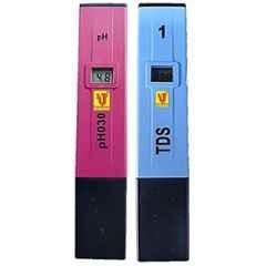 Lab Junction LJ-PH-030 pH Meter & LJ-653-1-2 Digital Pocket Size TDS Meter Combo