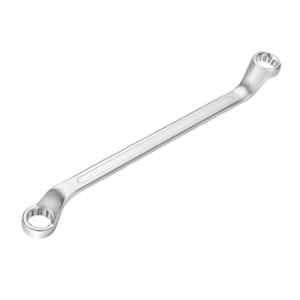 Tolsen 16x17mm CrV Chrome Plated Industrial Double Ring Spanner, 15876