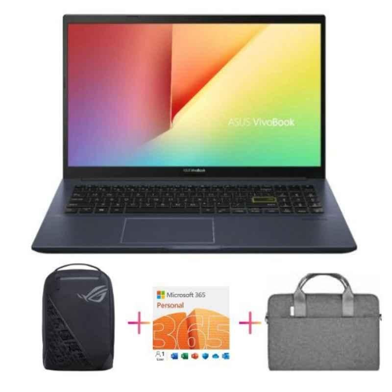 Asus Vivobook 15 Intel Core i5-1135G7 8GB/512GB SSD 15.6 inch FHD Black Slim Laptop, X513EA-EJ3064W