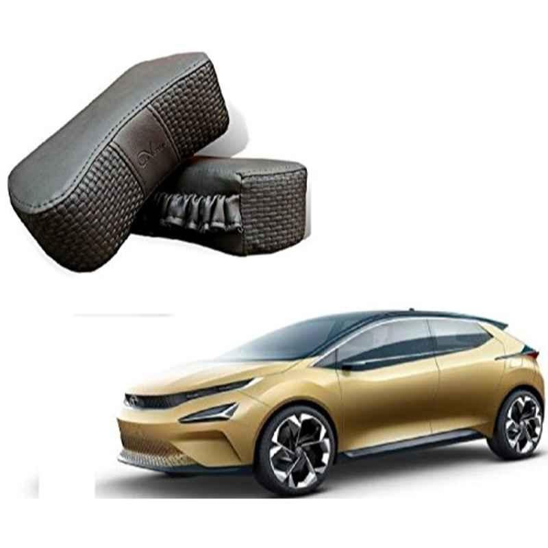 Kozdiko 2 Pcs Memory Foam Grey Neck Rest Cushion Pillow Set for Tata 45X