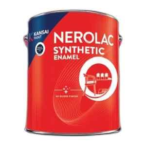 Nerolac Synthetic 4 Litre Brilliant White High Gloss Enamel Oil Base Paint for Wood, Metal, FastDrying, Scratch & Rust Resistant