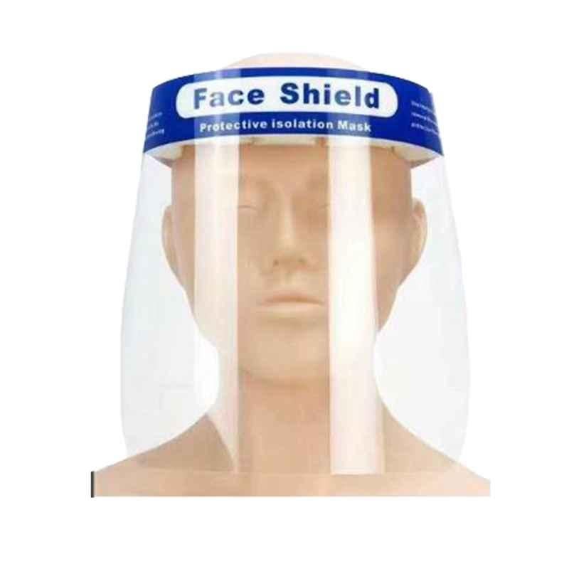 Taha Polycarbonate Clear Disposable Face Shield, Size: Free