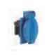 Neptune 16A 3 Pin IP44 Industrial Panel Mounting Schuko Socket Outlet, 71094