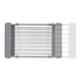 Marcoware Tomo 24x18x10 inch Stainless Steel 304 Satin Finish Square Diamond Cut Single Bowl Handmade Sink Set