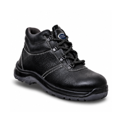 Allen Cooper AC-1436 Antistatic & Heat Resistant Black Work Safety Shoes, Size: 10