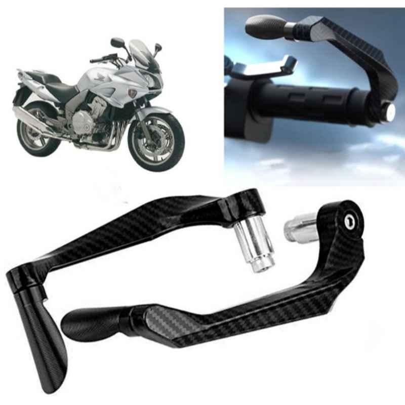 Auto Pearl 2 Pcs Aluminium Carbon Black Brake Clutch Lever Set for Honda CBF