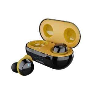 Ptron Basspods 581 Black & Yellow Bluetooth Earbuds with Mic