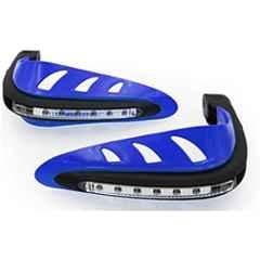 AOW Motorcycle Handguards with Led Light for 7/8 inch Grips - 300 * 140 * 110mm (Blue) for Yamaha FZ16