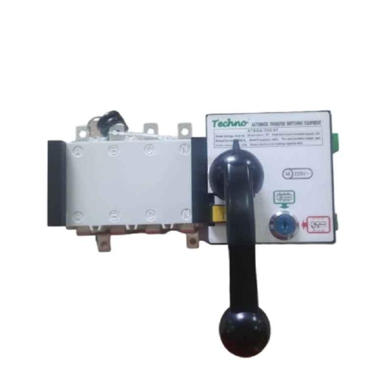 Techno 100A Poly-Carbonate Automatic Transfer Switch, ATS-100 A