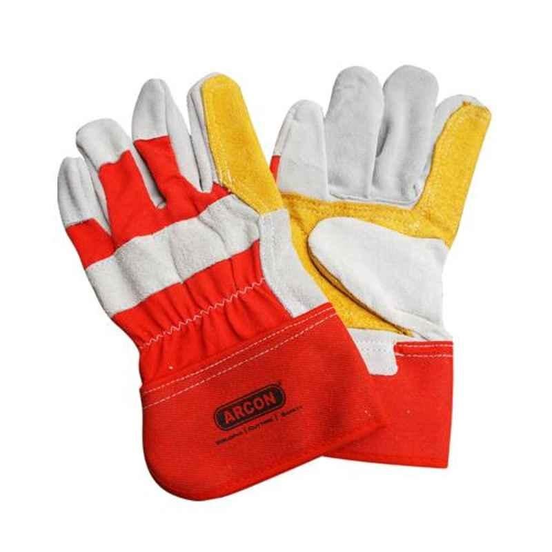 Arcon Leather Double Palm Hand Gloves